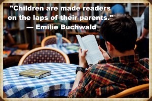 Children are made readers on the laps of their parents